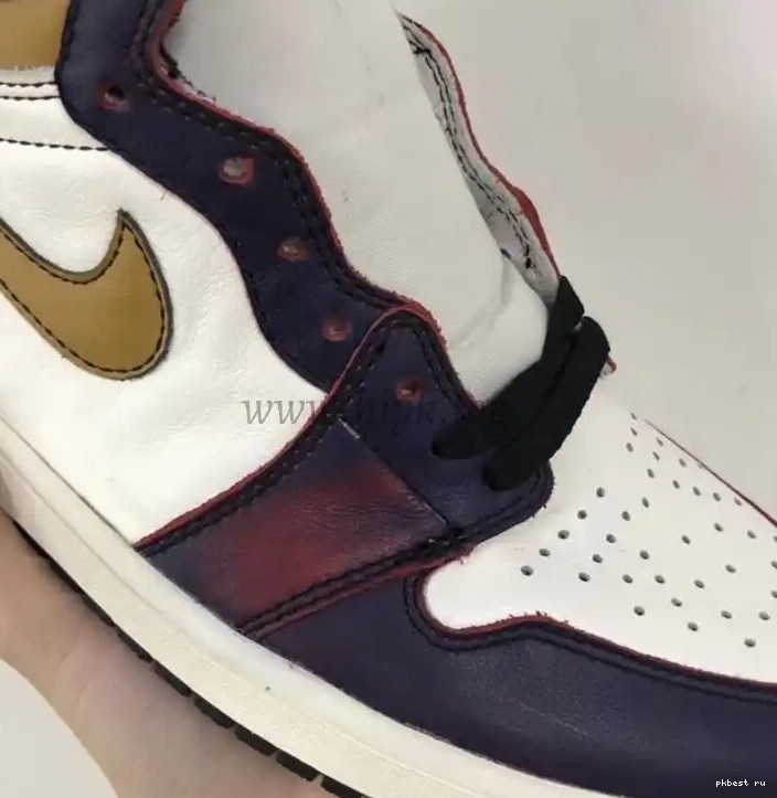 PK Lakers Air Purple-Gold Ready 1 Retro SB God Jordan Nike ship High Chicago CD6578 2019 OG to 0515